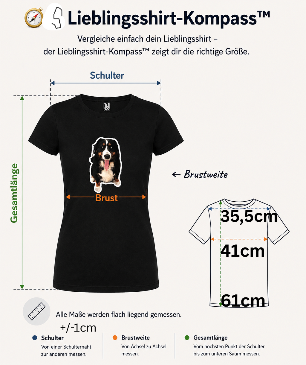 Damen T-Shirt FRECHE LUNA, limitiert auf 100 Stück in der Damenversion