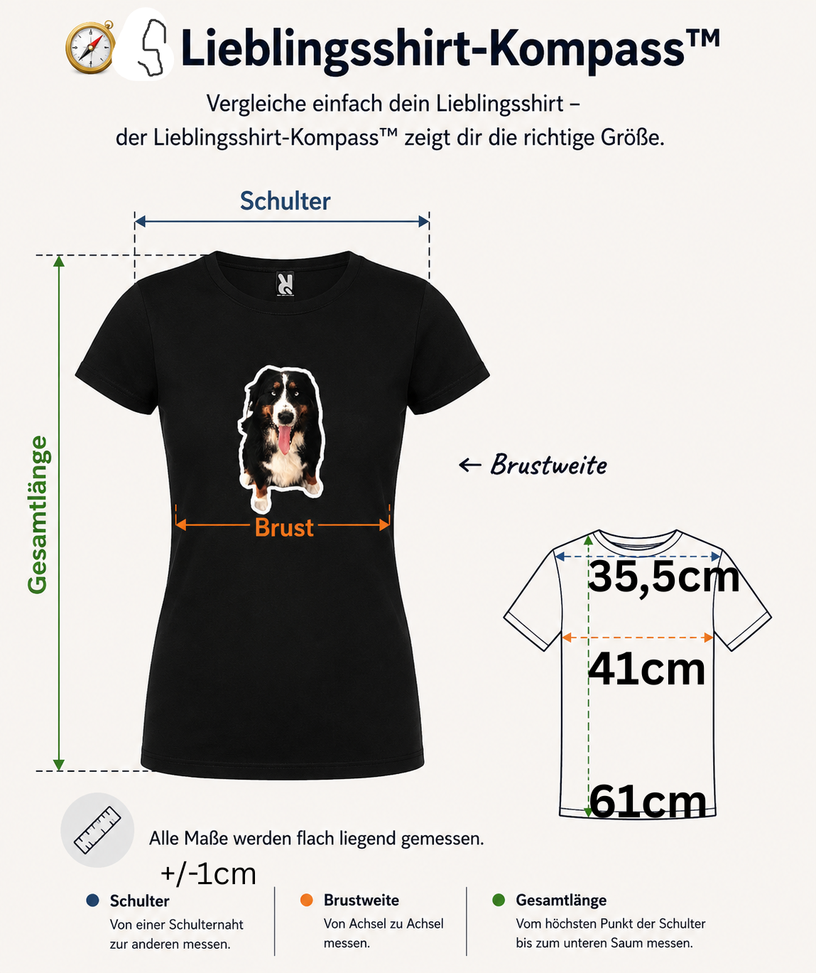 Damen T-Shirt FRECHE LUNA, limitiert auf 100 Stück in der Damenversion