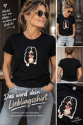 Damen T-Shirt FRECHE LUNA 100% Baumwolle