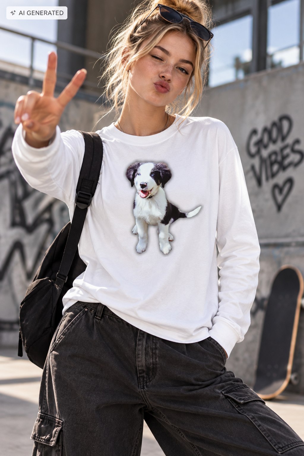 Organic Longsleeve Shirt SÜßE ROSIE - XS-3XL