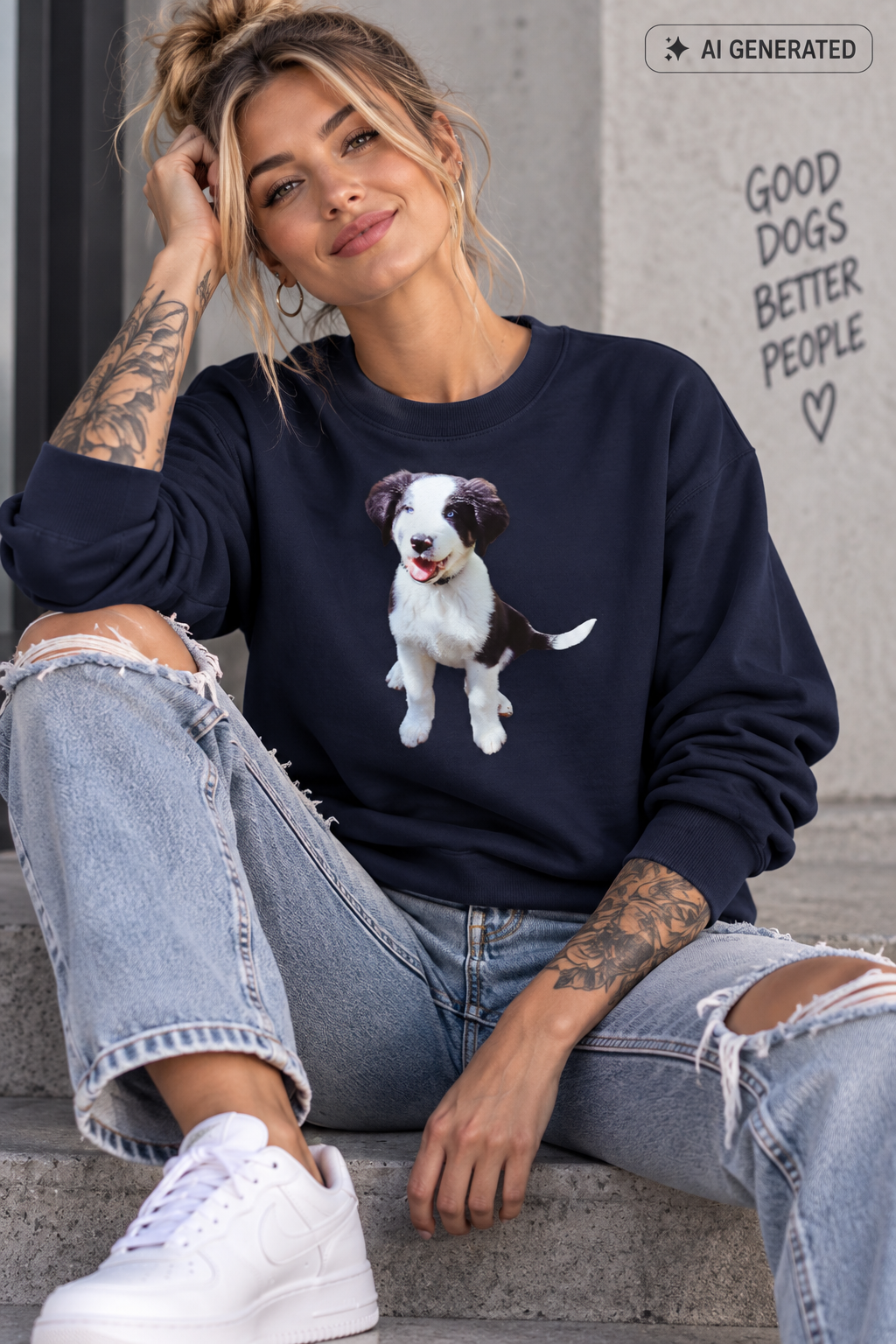 Basic Sweatshirt - SÜßE ROSIE - Basic Sweatshirt