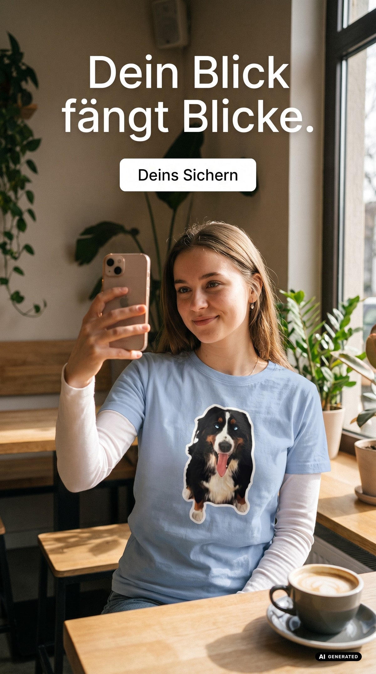 Teens T-Shirt Freche Luna 100% Baumwolle