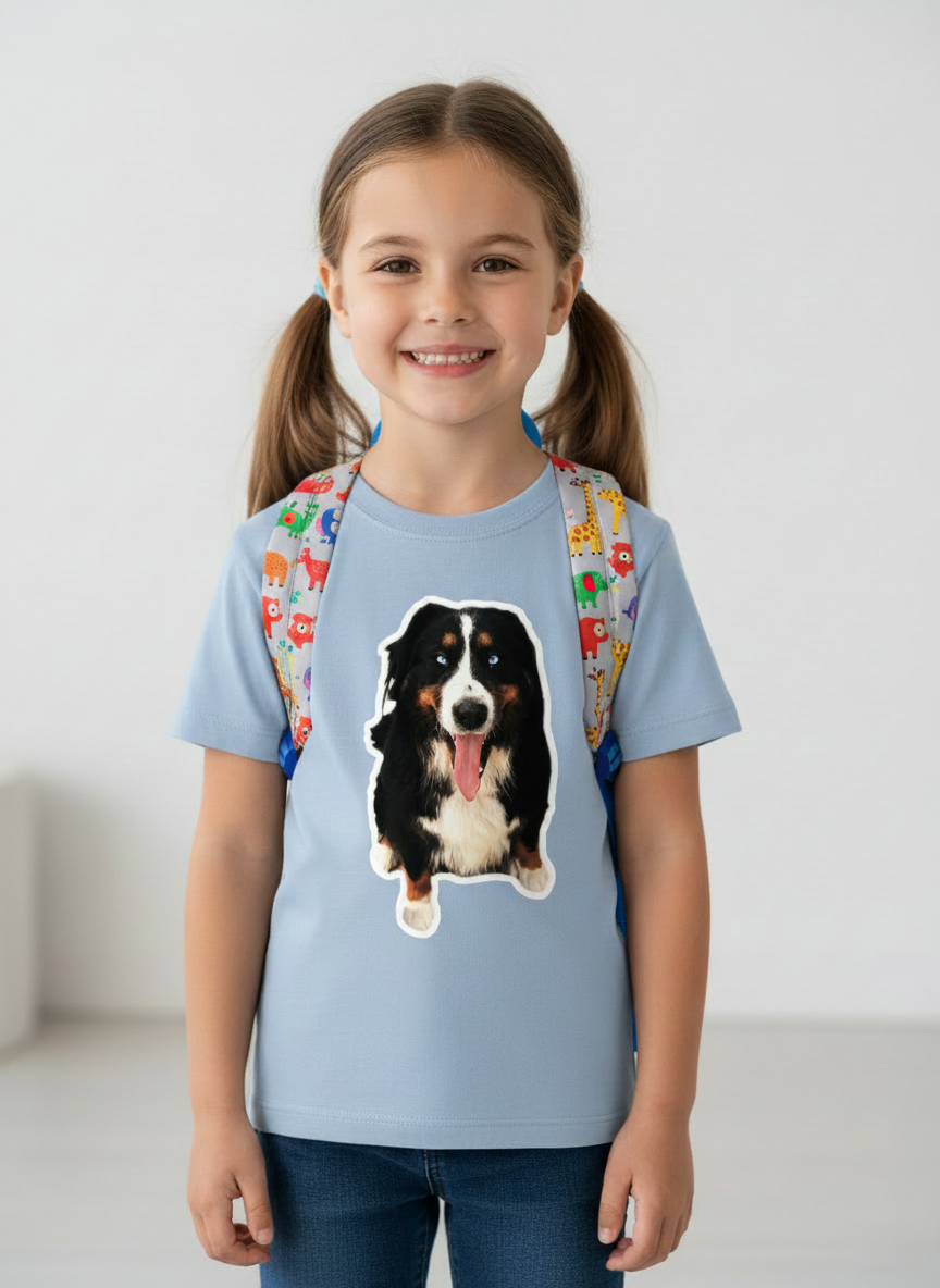 Kinder T-Shirt FRECHE LUNA 100% Baumwolle