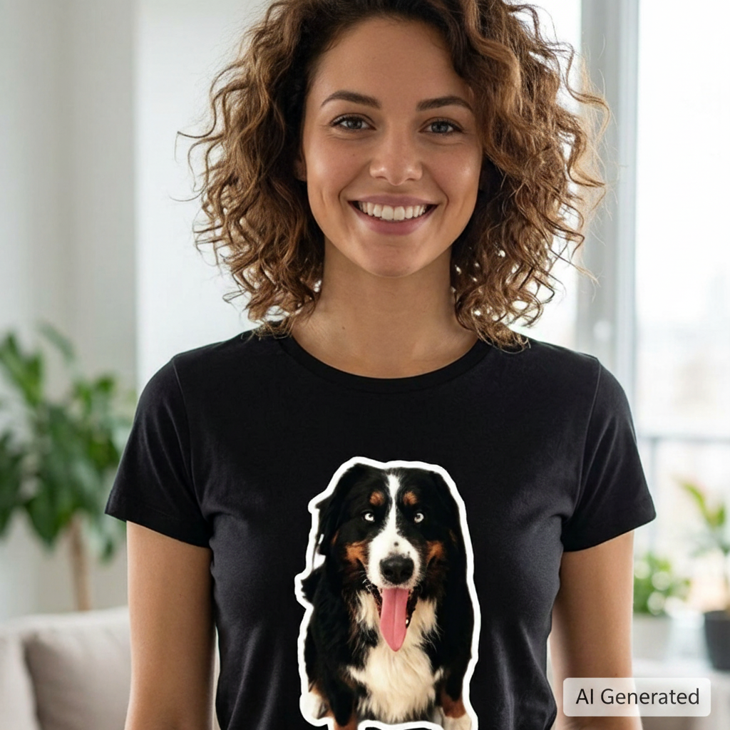 Damen T-Shirt FRECHE LUNA, limitiert auf 100 Stück in der Damenversion