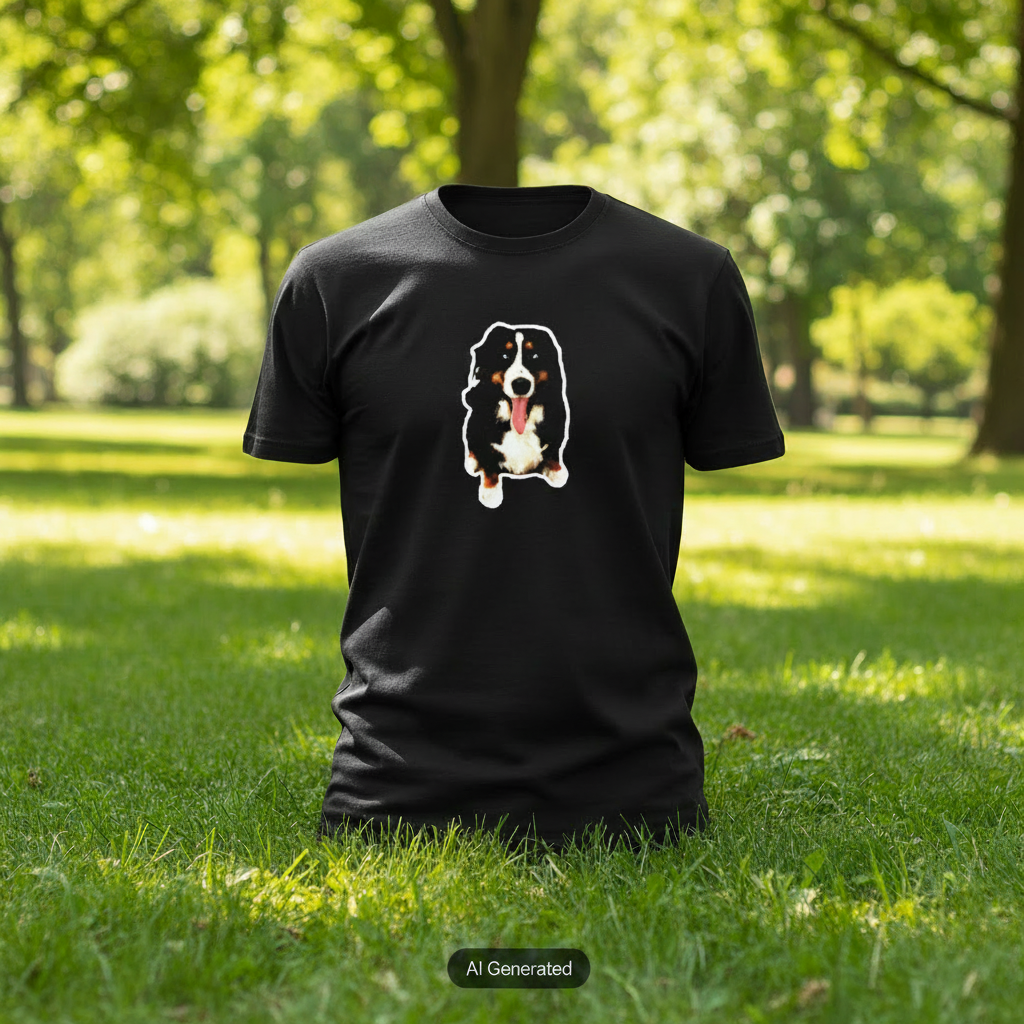 T-Shirt im Park